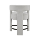 6054LG-24 CNTR HEIGHT STOOL, LIGHT GREY, 1PC/CTN from Homelegance - Luna Furniture