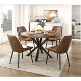 Strata Brown Dining Side Chair, Set of 2 from Homelegance - Luna Furniture