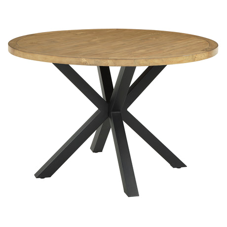 Clara Brown 54" Round Dining Table from Homelegance - Luna Furniture