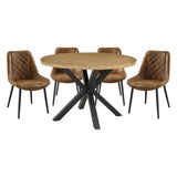 Strata Brown Dining Side Chair, Set of 2 from Homelegance - Luna Furniture