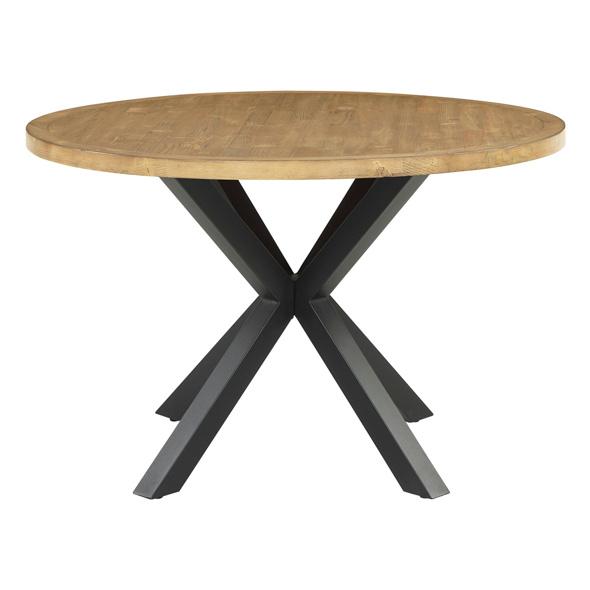 Strata Brown/Black Round Dining Table from Homelegance - Luna Furniture