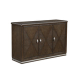 Strata Brown 5-Piece Round Dining Room Set from Homelegance - Luna Furniture