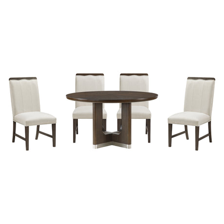 Clara Brown 85" Rectangular Extendable Dining Table from Homelegance - Luna Furniture