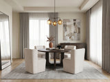 Clara Brown 54" Round Dining Table from Homelegance - Luna Furniture