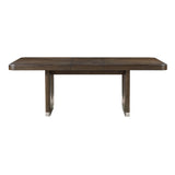 Clara Brown Rectangular Dining Table from Homelegance - Luna Furniture