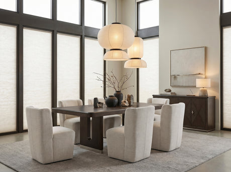 Clara Brown 85" Rectangular Extendable Dining Table from Homelegance - Luna Furniture