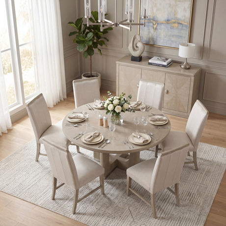Clara Light Gray Dining Side Chair, Set of 2 from Homelegance - Luna Furniture