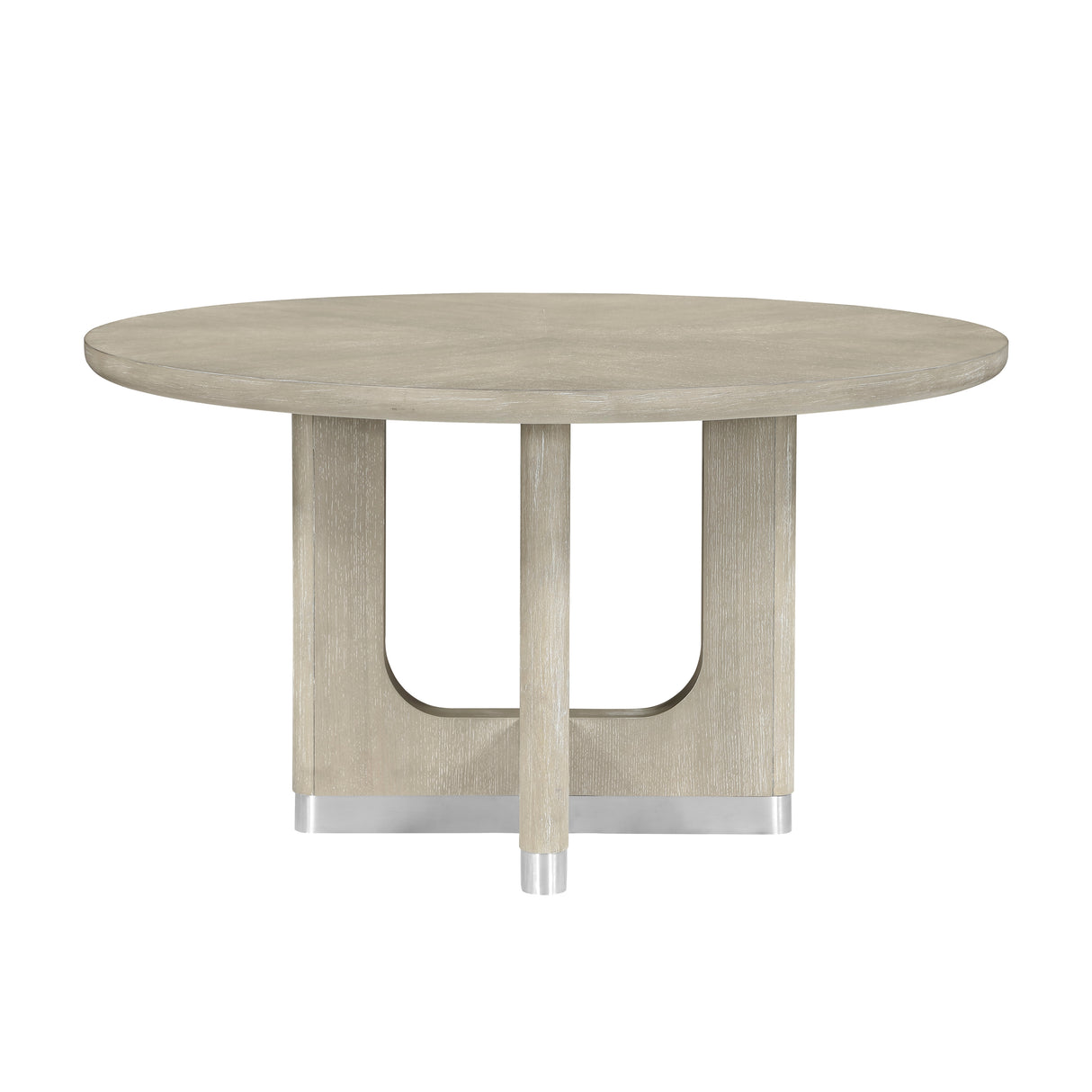 Clara Light Gray Round Dining Table