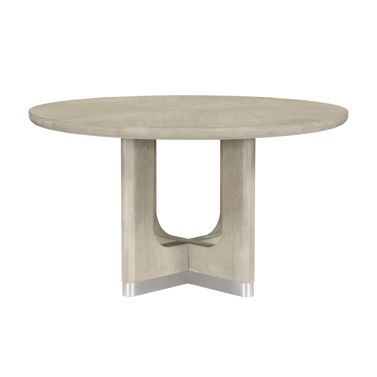Clara Light Gray Round Dining Table
