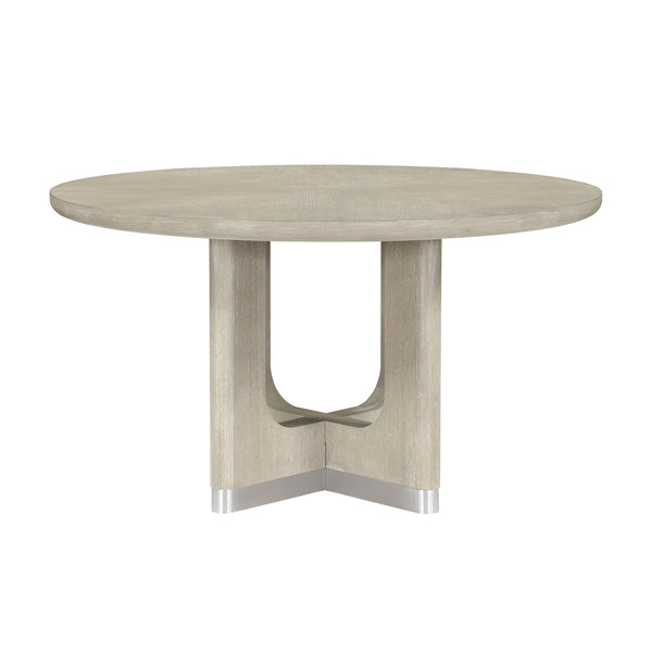 Clara Light Gray Round Dining Table