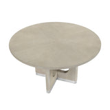 Clara Light Gray Round Dining Table
