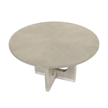 Clara Light Gray Round Dining Table from Homelegance - Luna Furniture