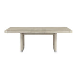 Clara Light Gray Expandable Dining Table