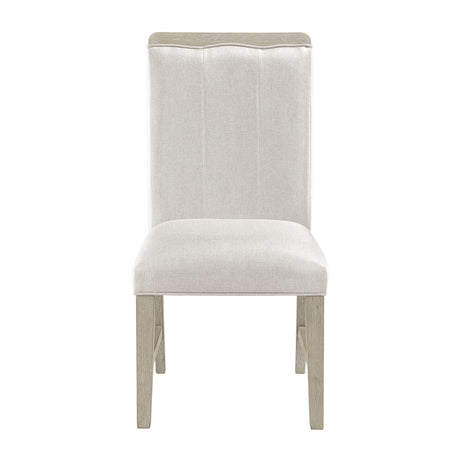 Clara Light Gray/Beige Expandable Dining Room Set from Homelegance - Luna Furniture