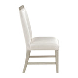 Clara Light Gray Dining Side Chair, Set of 2