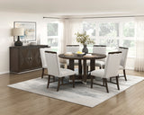 Clara Beige Upholstered Side Chair, Set of 2 from Homelegance - Luna Furniture