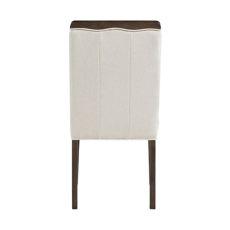 Clara Beige Upholstered Side Chair, Set of 2 from Homelegance - Luna Furniture