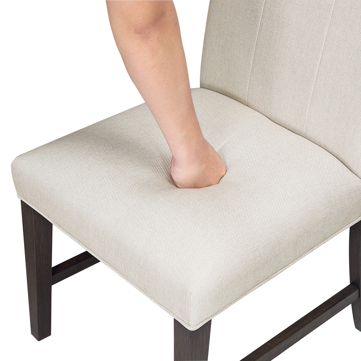 Clara Beige Upholstered Side Chair, Set of 2 from Homelegance - Luna Furniture