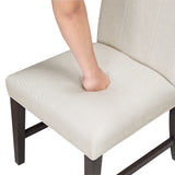 Clara Beige Upholstered Side Chair, Set of 2 from Homelegance - Luna Furniture