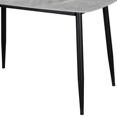 Metropolitan Black/Gray Dining Table from Homelegance - Luna Furniture