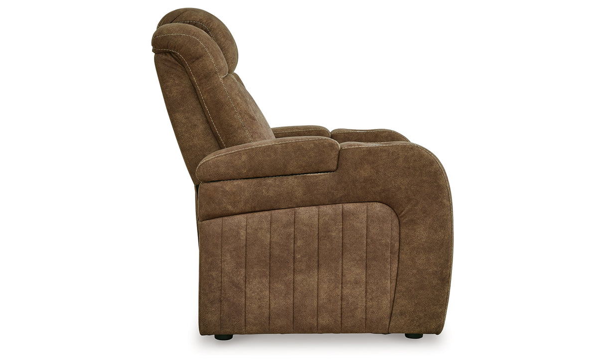 Wolfridge Brindle Power Recliner from Ashley - Luna Furniture