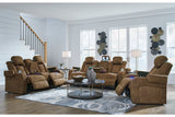 Wolfridge Brindle Power Reclining Sofa, Loveseat and Recliner from Ashley - Luna Furniture