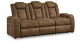 Wolfridge Brindle Power Reclining Sofa from Ashley - Luna Furniture