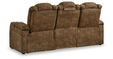 Wolfridge Brindle Power Reclining Sofa from Ashley - Luna Furniture