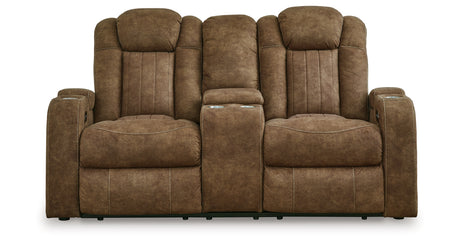 Wolfridge Brindle Power Reclining Sofa, Loveseat and Recliner from Ashley - Luna Furniture
