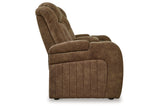 Wolfridge Brindle Power Reclining Sofa, Loveseat and Recliner from Ashley - Luna Furniture