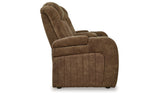 Wolfridge Brindle Power Reclining Loveseat from Ashley - Luna Furniture