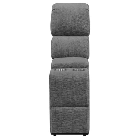 Bahrain Charcoal 5-Piece Power Home Theater Seating from Coaster - Luna Furniture