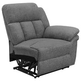 Bahrain Charcoal 5-Piece Power Home Theater Seating from Coaster - Luna Furniture