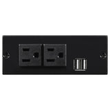 Bahrain Charcoal 5-Piece Power Home Theater Seating from Coaster - Luna Furniture