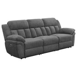 Bahrain Charcoal Power Sofa from Coaster - Luna Furniture
