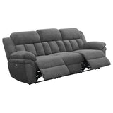 Bahrain Charcoal Power Sofa from Coaster - Luna Furniture