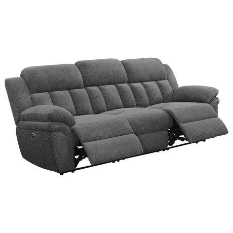 Bahrain Charcoal Power Sofa from Coaster - Luna Furniture