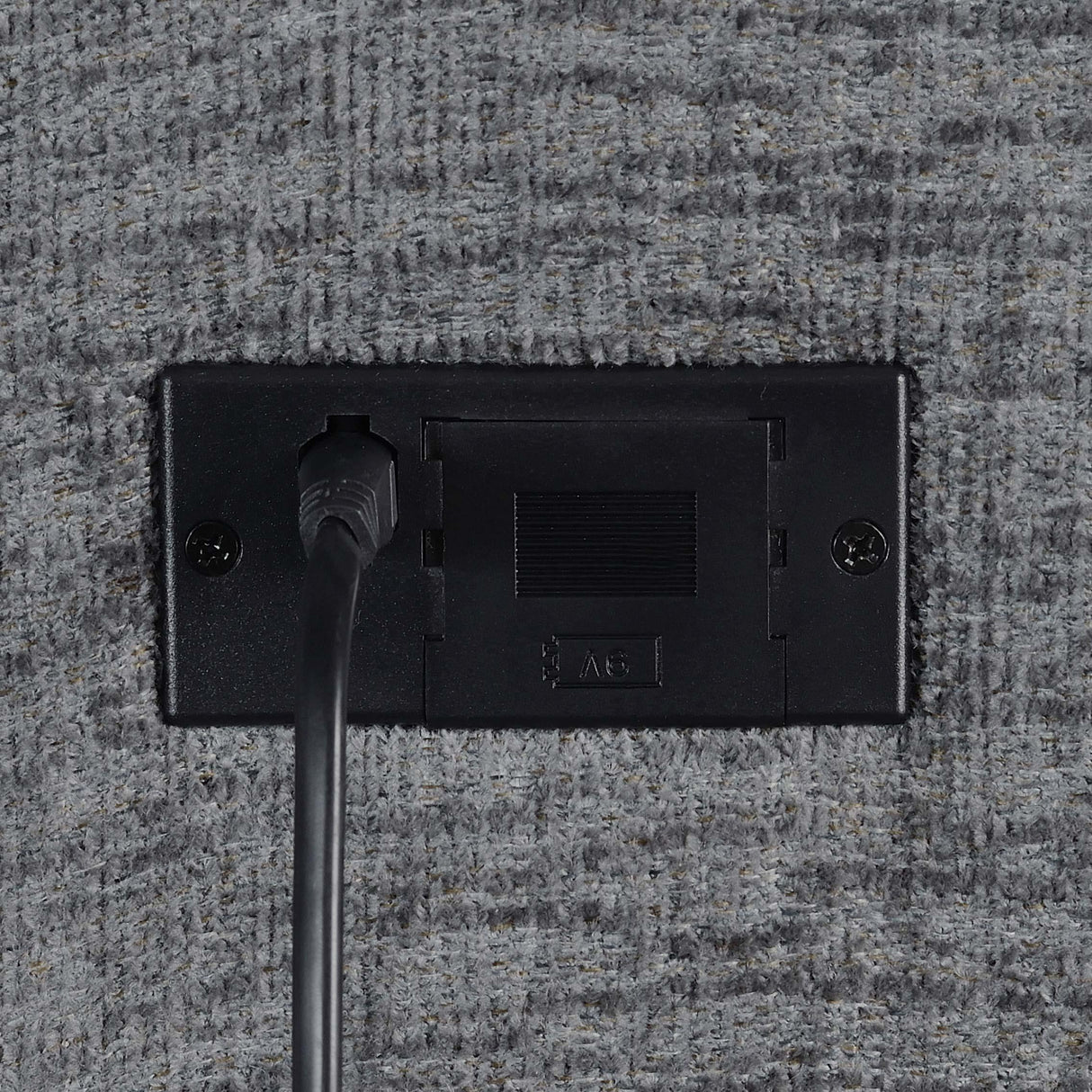 Bahrain Charcoal Upholstered Power Glider Recliner from Coaster - Luna Furniture