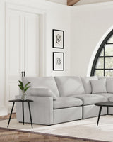 Collins Upholstered LAF Power Recliner Grey from Coaster - Luna Furniture