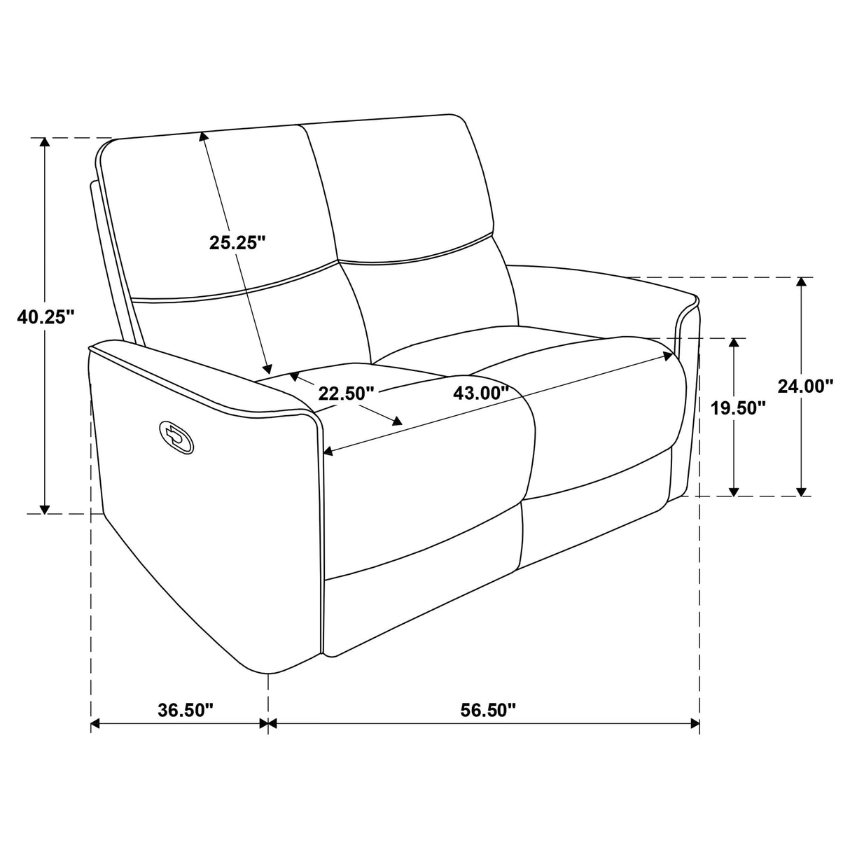 Navarro Dark Brown 3-Piece Upholstered Reclining Sofa Set from Coaster - Luna Furniture
