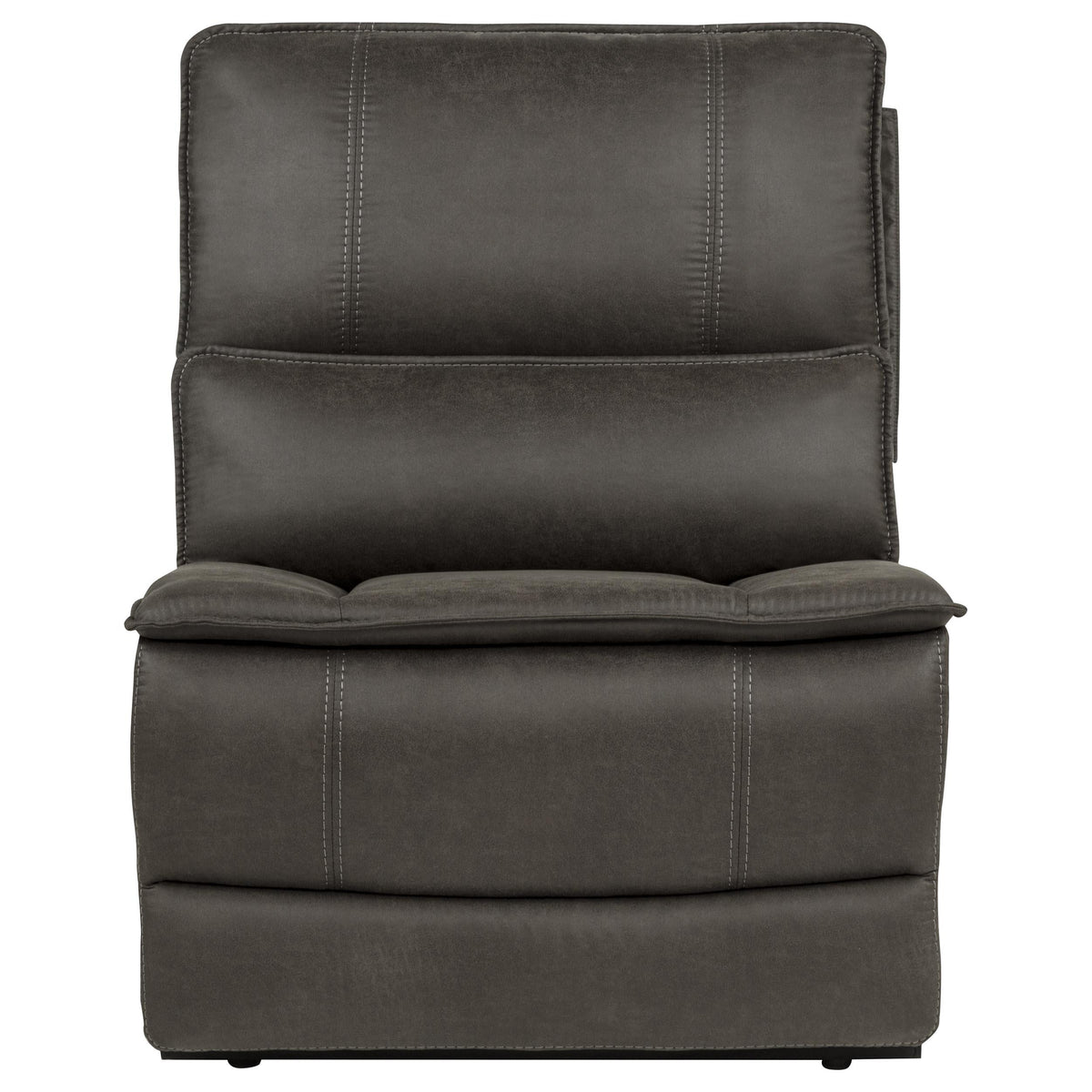 Marcell Gray Armless Chair from Coaster - Luna Furniture