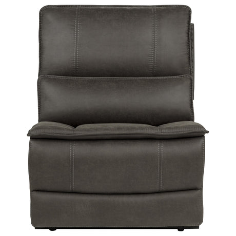 Marcell Gray Armless Chair from Coaster - Luna Furniture
