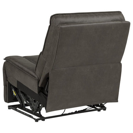Marcell Gray Armless Power Recliner from Coaster - Luna Furniture