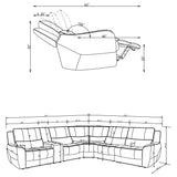 HP0426 Grey Laf Power Recliner from Coaster - Luna Furniture