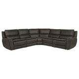 HP0426 Gray 5-Piece Modular Power Sectional Set from Coaster - Luna Furniture