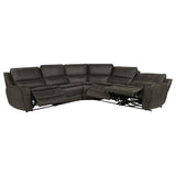 HP0426 Gray 5-Piece Modular Power Sectional Set from Coaster - Luna Furniture