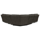HP0426 Gray 5-Piece Modular Power Sectional Set from Coaster - Luna Furniture