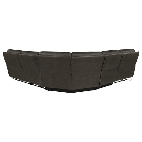 HP0426 Gray 5-Piece Modular Power Sectional Set from Coaster - Luna Furniture