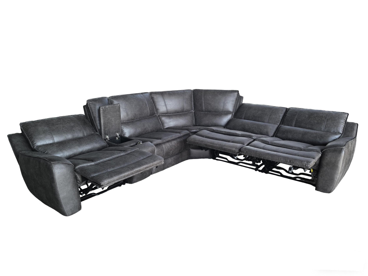 HP0426 Grey Modular Power Sectional 5 Pc Set from Coaster - Luna Furniture