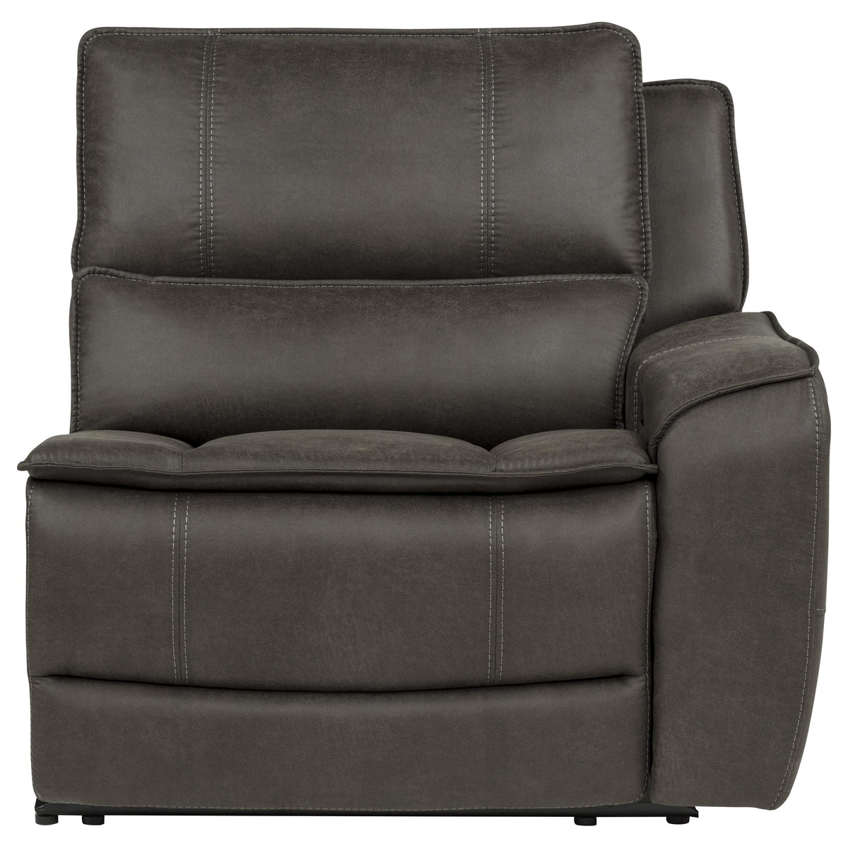 Marcell Gray RAF Power Recliner with USB Charging from Coaster - Luna Furniture